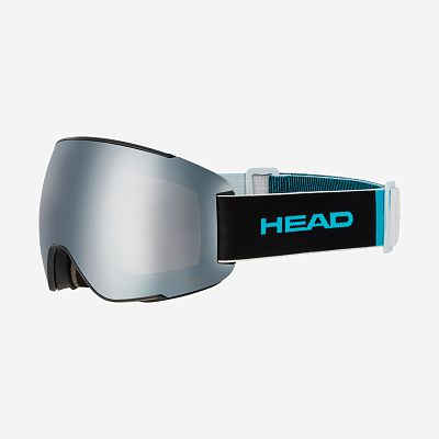Превью Горнолыжная маска для переменной облачности Маска горнолыжная HEAD Sentinel 5K + Spare Lens Black/Blue WCR/Chrome (390023)